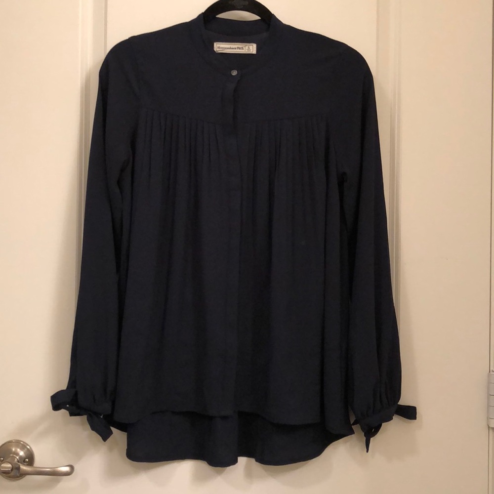Dark blue blouse